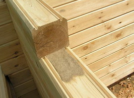 Строительство деревянного дома. Профилированный брус
