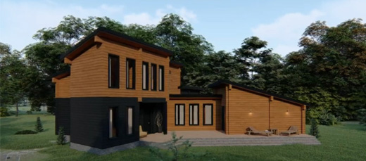Проект деревянного дома "Фазан"