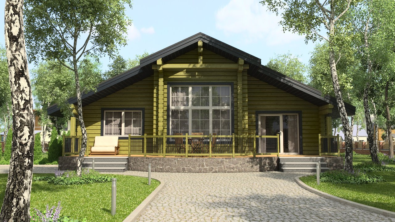 Школа дизайна: как оформить деревянный загородный дом