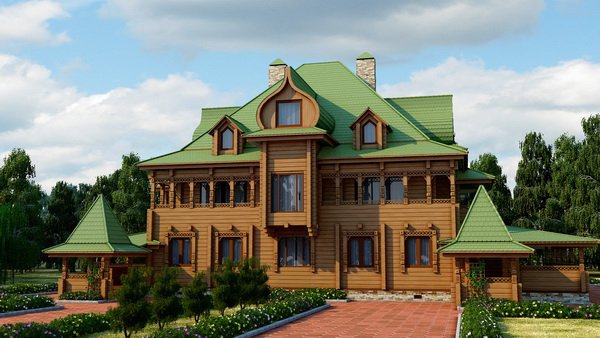 Строительство деревянных домов под ключ в Москве