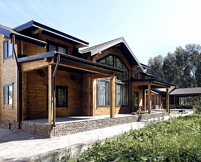 Дом по проекту «Тайга» в поселке «Лесной остров» в Челябинске